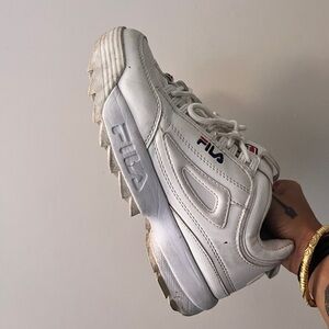 Fila White Athletic Sneakers